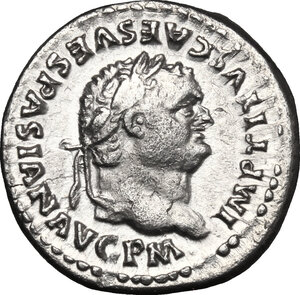 obverse: Titus (79-81).. AR Denarius, 80 AD