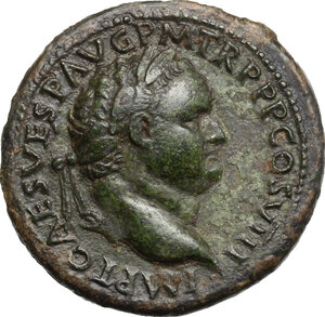 obverse: Titus (79-81).. AE Sestertius, Rome mint, 80 AD