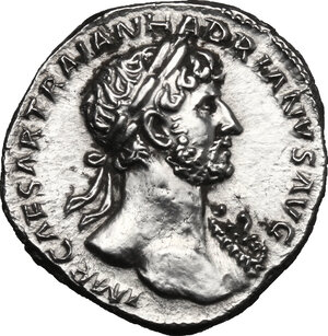 obverse: Hadrian (117-138).. AR Denarius, 118 AD
