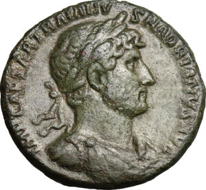 obverse: Hadrian (117-138).. AE As, 119-121 AD