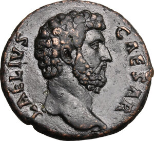 obverse: Aelius (Caesar, 136-138).. AE As, 137 AD