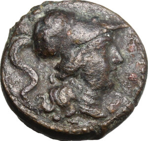 obverse: Northern Apulia, Hyrium. AE 13 mm. 3rd century BC