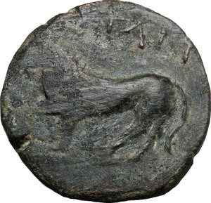 obverse: Northern Apulia, Teate. AE 19 mm, c. 325-275 BC