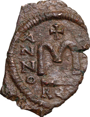 reverse: Constans II (641-668).. AE Follis, Ravenna mint