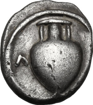 obverse: Etruria, Populonia. AR 5-Units, 4th-3rd century BC