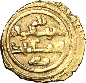 obverse: Palermo.  Roberto il Guiscardo (1059-1085).. Tarì datato 1072, 464 AH