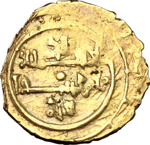 reverse: Palermo.  Roberto il Guiscardo (1059-1085).. Tarì datato 1072, 464 AH
