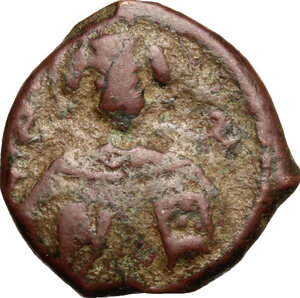 obverse: Capua.  Ruggero II (1105-1154). Follaro, 1135-1137