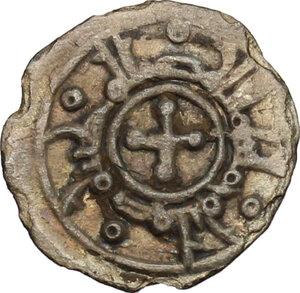 obverse: Palermo.  Guglielmo II (1166-1189). Quarto di tercenario