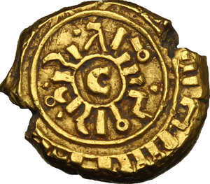 obverse: Messina o Palermo.  Enrico VI di Svevia (1194-1197) . Multiplo di tarì