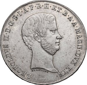 obverse: Firenze.  Leopoldo II di Lorena (1824-1859). Francescone 1858