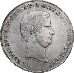 obverse: Firenze.  Leopoldo II di Lorena (1824-1859). Francescone 1859