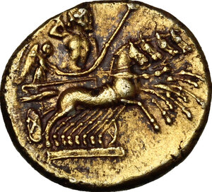 reverse: Central and Southern Campania, Capua.  Carthaginian at \