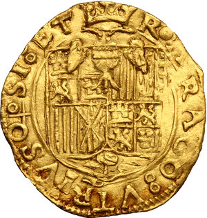 reverse: Napoli.  Carlo V d Asburgo (1516-1556). Ducato