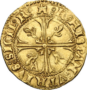 reverse: Napoli.  Carlo V d Asburgo (1516-1556). Scudo