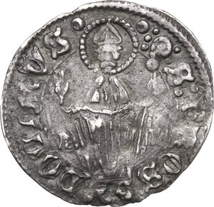 reverse: Padova.  Francesco I da Carrara (1355-1388). Carrarino da due soldi