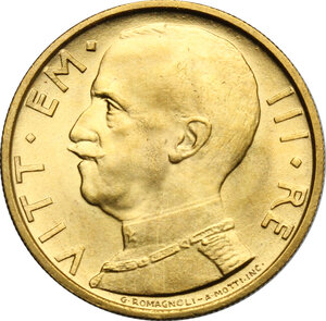 obverse: Vittorio Emanuele III (1900-1943). 50 lire 1931 A. X