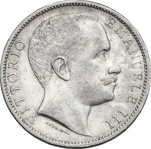 obverse: Vittorio Emanuele III (1900-1943). 2 lire 1903