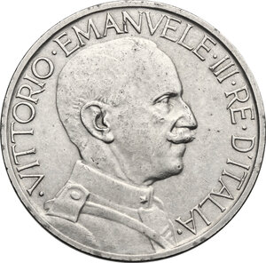 obverse: Vittorio Emanuele III (1900-1943). Buono da 2 lire 1925