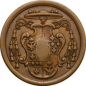 obverse: Sede Vacante (1769). Medaglia emessa dal Tesoriere Generale Monsignore Giannangelo Braschi