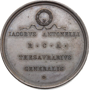 reverse: Sede Vacante (1846).. Medaglia emessa dal Tesoriere Generale Monsignore Giacomo Antonelli