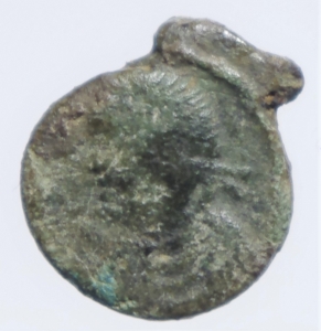 obverse: I Vandali. Ilderico. 523-530 d.C. Nummo. D/ Busto di Cartagine verso sinistra. R/ N/III in corona. Peso 0,80 gr. Diametro 10,49 mm. Arslan 23.BB+....