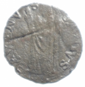 reverse: Zecche Italiane. Castro. Pier Luigi Farnese. 1545-1547. Quattrino.Peso 0,70 gr. MI. qBB