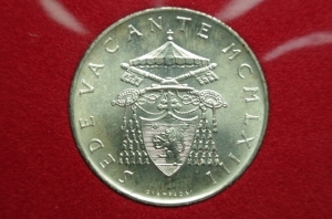 obverse: Zecche Italiane. Citt del Vaticano. 500 Lire 1963 Sede Vacantein confezione. gg