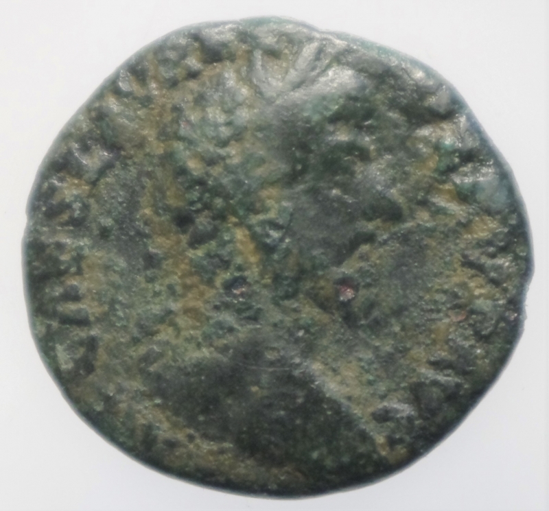 obverse: Impero Romano.Lucio Vero.Asse.Peso 8,05 gr.