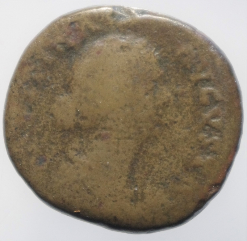 obverse: Impero Romano.Faustina II.Sesterzio.Peso 20,75 gr.