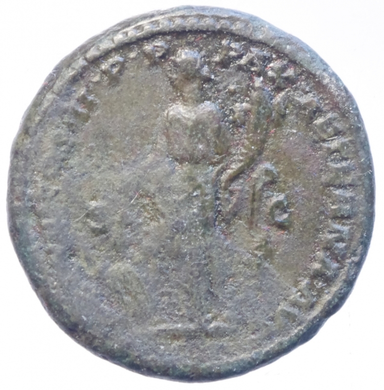 reverse: Impero Romano.Marco Aurelio.Asse.Peso9,65 gr.