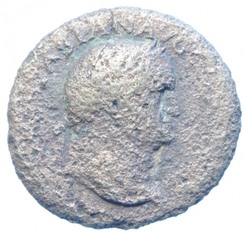 obverse: Impero Romano.Vespasiano.Asse.Peso 9,45 gr.