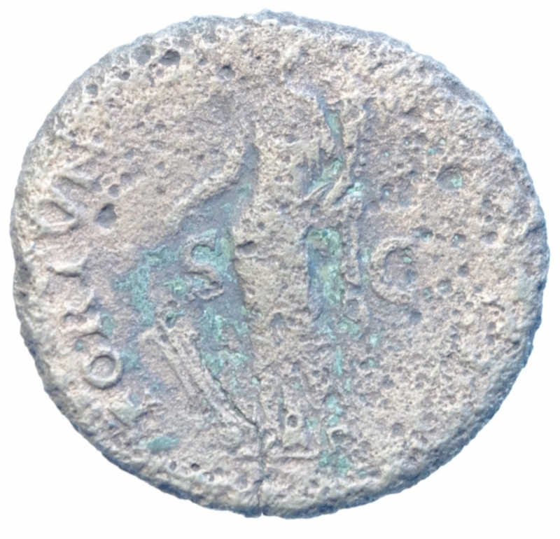 reverse: Impero Romano.Vespasiano.Asse.Peso 9,45 gr.