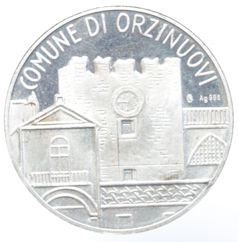 reverse: Medaglie e Placchette.Orzinuovi.Mostra su Ligabue 1983.Peso 12,10 gr.