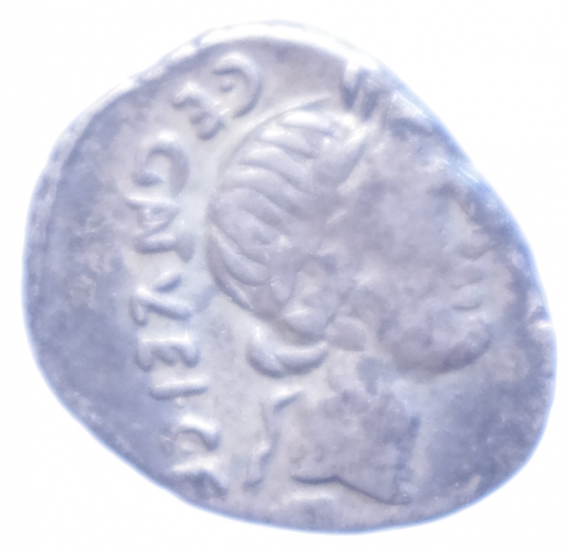obverse: Repubblica Romana.Egnatuleia.Quinario.Peso 1,75 gr.