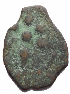 reverse: Mondo Greco - Alexander Jannaeus. 104-76 a.C. Prutah, 0,45 g. d/Ancora r/ stella. Ex UBS