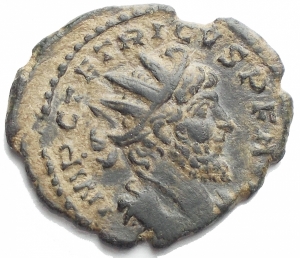 obverse: Tetrico I. 271-274. Antoniniano. Treviri. r/ COMES AVG. gr 2,34. mm 16. BB-SPL/qBB. Patina verde