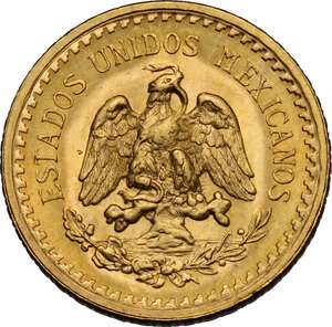 reverse: Mexico. 2 1/2 Pesos 1945, restrike