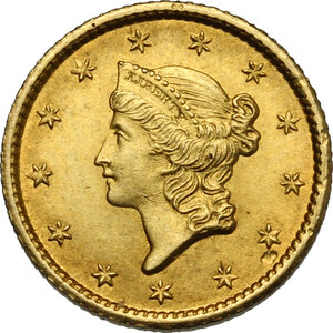 obverse: USA. Dollar 1853