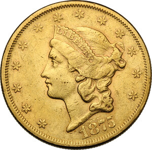 obverse: USA. 20 Dollars 1875 S