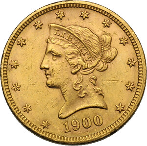 obverse: USA. 10 Dollars 1900