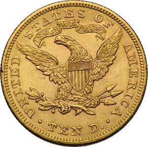 reverse: USA. 10 Dollars 1900