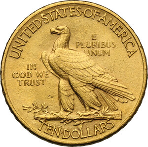 reverse: USA. 10 Dollars 1910