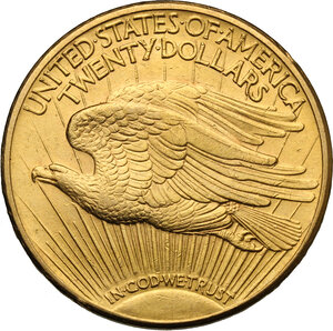 obverse: USA. 20 Dollars 1920, with motto