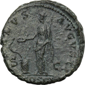 reverse: Hadrian (117-138).. AE As, 125-128 AD