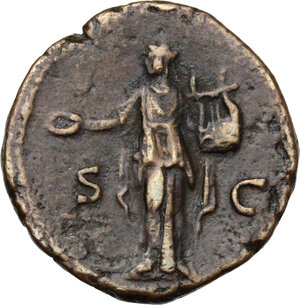 reverse: Antoninus Pius (138-161). AE As, 145-161 AD