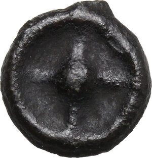 obverse: Moesia, Istros. AE Cast Wheel type 13 mm, late 5th century BC