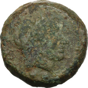 obverse: Coastal Etruria, Vetulonia. AE Sextans, 3rd century BC