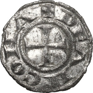 obverse: Ancona.  Repubblica Autonoma (Sec. XIII-XV). Denaro, emissioni del XIII secolo
