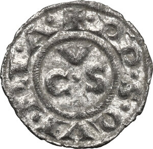reverse: Ancona.  Repubblica Autonoma (Sec. XIII-XV). Denaro, emissioni del XIII secolo